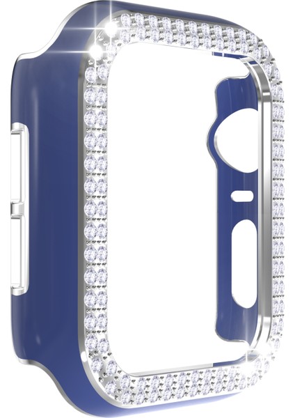 Apple Watch Serisi 6 & Se & 5 & 4 44 mm. Çift Sıralı Mas 2 Renkli Ektrokaplatma Pc Saat Kılıfı (Yurt Dışından) fiyatları