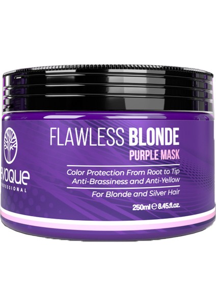 Sarı Platin Gümüş Saçlara Özel Mor Maske 250 Ml