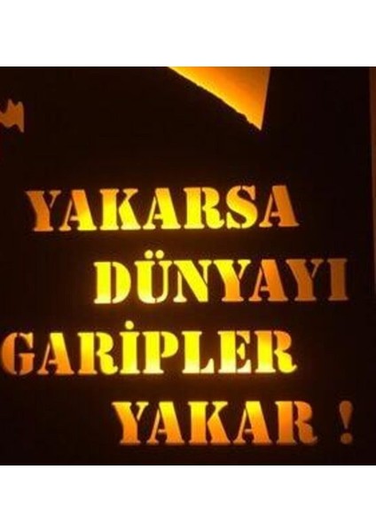 Müslüm Gürses LED Işıklı Ahşap Duvar Dekorasyonu fiyatları