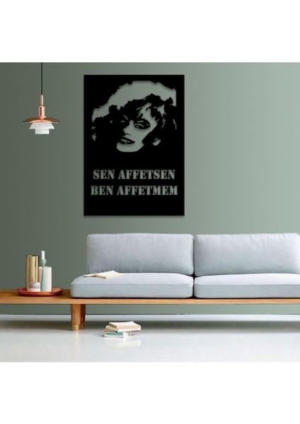 Ledli Bergen Ahşap Tablo