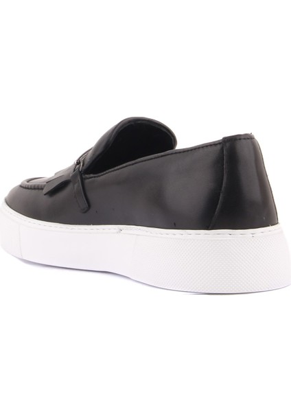 Sail Lakers - Siyah Deri Erkek Günlük Ayakkabı fırsatları