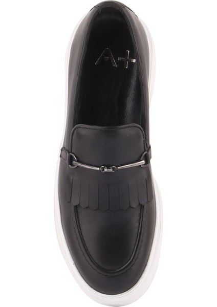 Sail Lakers - Siyah Deri Erkek Günlük Ayakkabı indirimleri