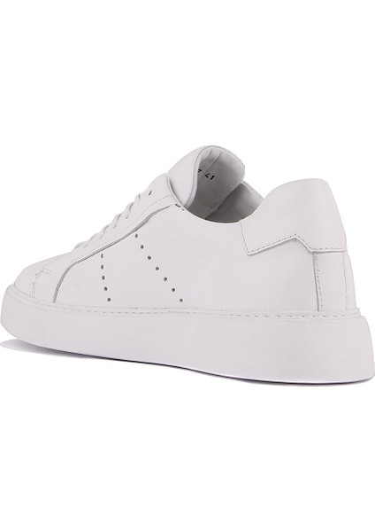 Sail Lakers - Beyaz Deri Bağcıklı Erkek Sneaker fırsatları