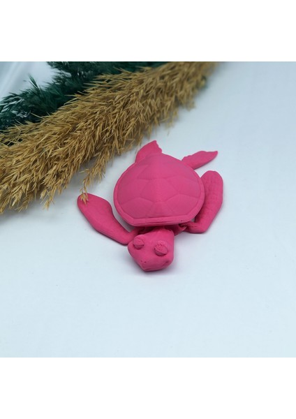 3D Hareketli Kaplumbağa Figürlü Oyuncak - Pembe indirimleri