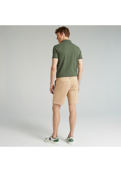 Erkek Bej Slım Fıt Bermuda Şort BC25800T.2TK fiyatları
