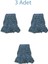 Islak Mop Püskül Paspas Başlığı - Geniş - 25 Cm. - 500 Gr. - Pamuklu - 3 Adet 1