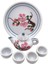 1/12 Mini Çiçek Baskılı Çay Seti Ware Demlik Kupası Kiti Dollhouse Dekorasyon (Yurt Dışından) 3