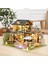 Ahşap Dollhouse Minyatür Mobilya LED Işık Kiti Bebek Evi 3D Bulmacalar Villa (Yurt Dışından) 4