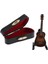 1/12 Dollhouse Mini Ahşap Elektro Gitar Modeli Standı Saklama Kutusu ile # 1 Koyu Kahverengi (Yurt Dışından) 3
