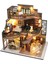 Dollhouse Monte Kitleri Minyatür Dıy Villa Noel Çocuklar Için El Sanatları (Yurt Dışından) 1