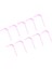 10 Parça Mini 1/12 Dollhouse Bar Için Içme Payet Pink Şeffaf Accs (Yurt Dışından) 1