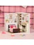 1/24 Dıy Ahşap 3D Minyatür Dollhouse Model Kiti Basit Stil Kız Yatak Odası (Yurt Dışından) 3
