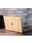 Macbook Pro Kılıf 13 inç M1-M2 A1706-08 A1989 A2159 A2251 A2289 A2338 ile Uyumlu Wood02 6