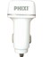 Universal QCC571W 2.4A 30 W Beyaz Çift Çıkışlı ve Akım Korumalı Qc 3.0 + Normal USB Çıkışlı Araç Çakmaklık Şarj Cihazı 1