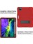 Ipad Pro 12.9 Inç Için Tutucu ile Pc Kılıfı (2018/2020) (Red Black) (Yurt Dışından) 3