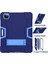 For iPad Pro 12.9 2021 / 2020 / 2019 Silicone + Pc Case (Navy Blue + Blue) (Yurt Dışından) 3