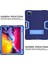 For iPad Pro 12.9 2021 / 2020 / 2019 Silicone + Pc Case (Navy Blue + Blue) (Yurt Dışından) 4