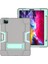 For iPad Pro 12.9 2021 / 2020 / 2019 Silicone + Pc Case (Grey + Mint Green) (Yurt Dışından) 2