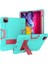 For iPad Pro 12.9 2021 / 2020 / 2019 Silicone + Pc Case (Mint Green + Rose Red) (Yurt Dışından) 1
