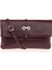 Bordo Rölax Deri Kadın Portföy & Clutch Çanta Blm P-02 1