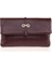 Bordo Rölax Deri Kadın Portföy & Clutch Çanta Blm P-02 2