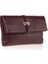 Bordo Rölax Deri Kadın Portföy & Clutch Çanta Blm P-02 3