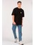 Unisex (Erkek -Kadın) Oversize T-Shirt Black (Siyah) Sevimli Kuru Kafa 1
