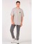 Unisex (Erkek -Kadın) Oversize ( Bol-Salaş ) T-Shirt Renk Gri Sevimli Kuru Kafa 1
