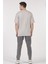 Unisex (Erkek -Kadın) Oversize ( Bol-Salaş ) T-Shirt Renk Gri Sevimli Kuru Kafa 4