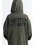 Arka Logo Baskılı Hoodie 2