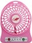 Anycast Masa Üstü Şarjlı Mini Vantilatör 3 Kademeli USB Mini Fan Pembe 1