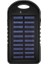 Solar Enerjili 10000 Mah Powerbank Akilli Telefon Taşinabilir Şarj Dolum Ünitesi 12 Power LED Işik white 1