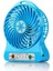 Vantilatör Şarjlı Mini 3 Kademe Mini Fan Mavi 1