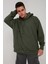 Arka Logo Baskılı Hoodie 1