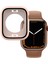Pc + Temperli Cam Film Su Geçirmez Saat Kılıfı Apple Watch Serisi 7 41 mm. Daha Düşük Kapak (Yurt Dışından) 1