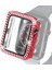 Galvanik Pc Çift Satırlar Mas Koruyucu Kılıf ile Temperli Cam Filmi ile Apple Watch Serisi 3 & 2 & 1 38 mm. (Yurt Dışından) 1