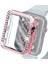 Galvanik Pc Çift Satırlar Mas Koruyucu Kılıf ile Temperli Cam Filmi ile Apple Watch Serisi 3 & 2 & 1 38 mm. (Yurt Dışından) 1