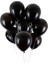 Partipan Siyah Metalik Balon 50 Adet 1