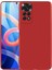 Xiaomi Redmi Note 11 Kılıf Kamera Korumalı Mat Premium Silikon Kılıf Kırmızı 1