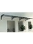 Tf Standart 1.10 Kapı Üstü Pratik Sundurma 100 x 100 cm Ant. Gri Ayak 3mm Pmma Levha 2