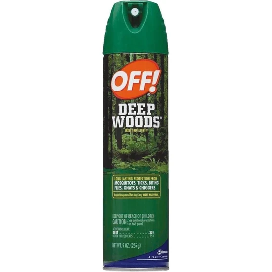 Off Deep Woods Sivrisinek ve Böcek Kovucu Sprey V 255GR