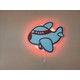 Dorahome Dekoratrif Ahşap Sevimli Uçak Gece Lambası Ledli