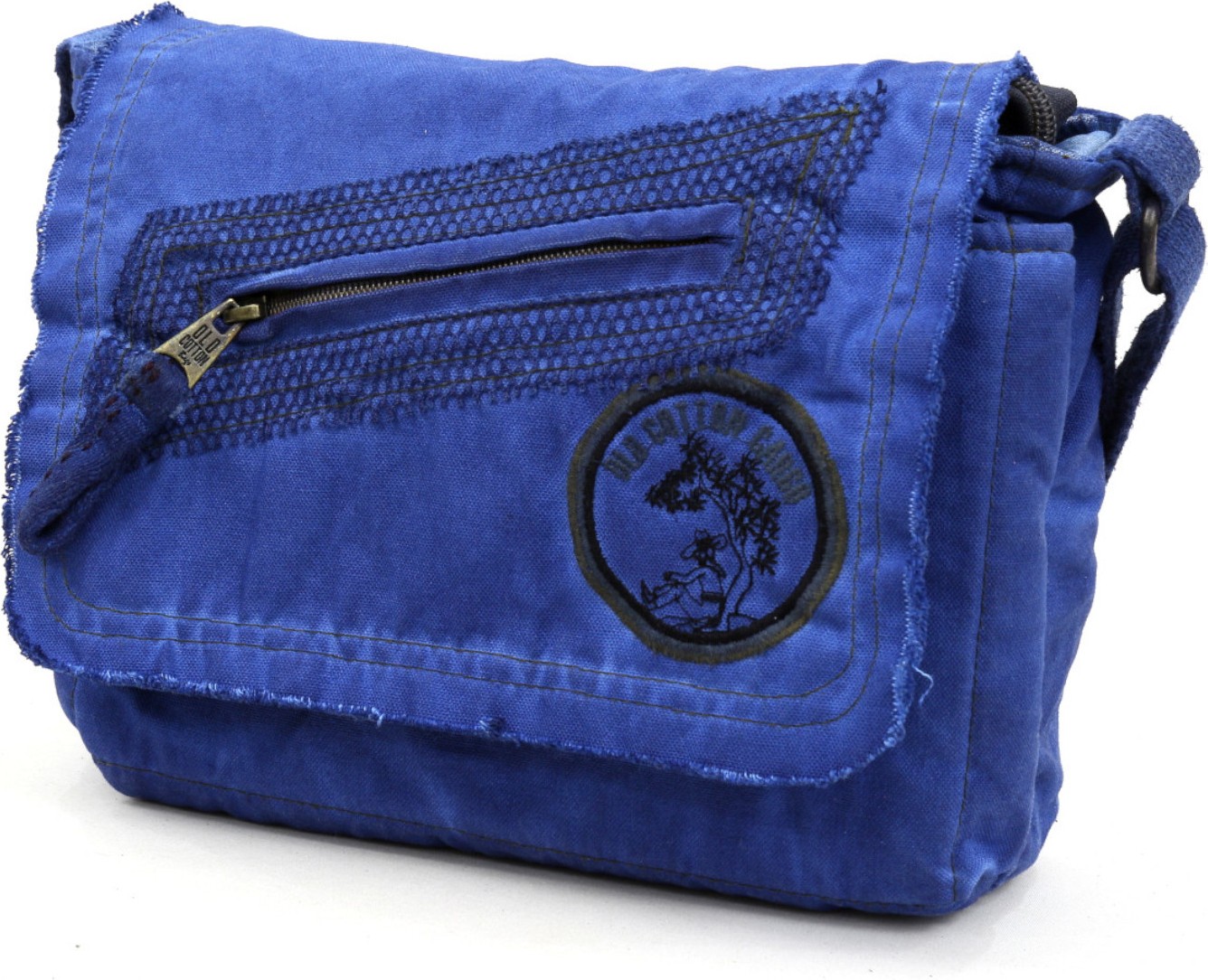 Old Cotton Cargo 7136 Küçük Omuz Çantası Kanvas Bag Okul Tablet Çantası görsel 6