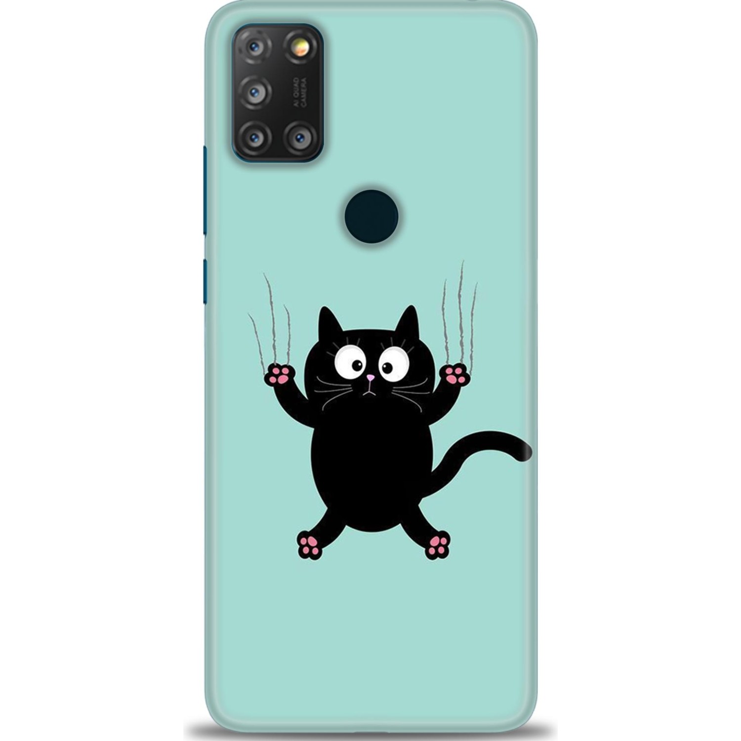 Alcatel 3x 2020 Kılıf Hd Baskılı Kılıf Mırnav Kedi Fiyatı