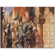 Cakapuzzle Osmanlı Padişahı Fatih Sultan Mehmet Feti Görseli 1000 Parça Puzzle Yapboz Mdf (Ahşap)