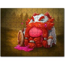 Cakapuzzle Gragas Oyunu Kahramanı Animasyon Görseli 120 Parça Puzzle Yapboz Mdf (Ahşap)