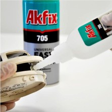 Asil Metal AKFIX705 Profesyonel Hızlı Yapıştırıcı 400ML+100GR