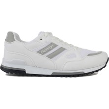 Slazenger MAROON I Büyük Beden Erkek Sneaker Koşu & Yürüyüş Ayakkabısı Beyaz / Gri