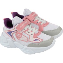Slazenger KATJA Kız Çocuk Sneaker Koşu & Yürüyüş Ayakkabısı Beyaz / Pembe