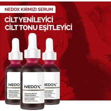 Nedox Cilt Yenileyici Cilt Tonu Eşitleyici Kırmızı Yüz Peeling Serum 30 ml Aha %30 Bha %2 Ph % 3.5